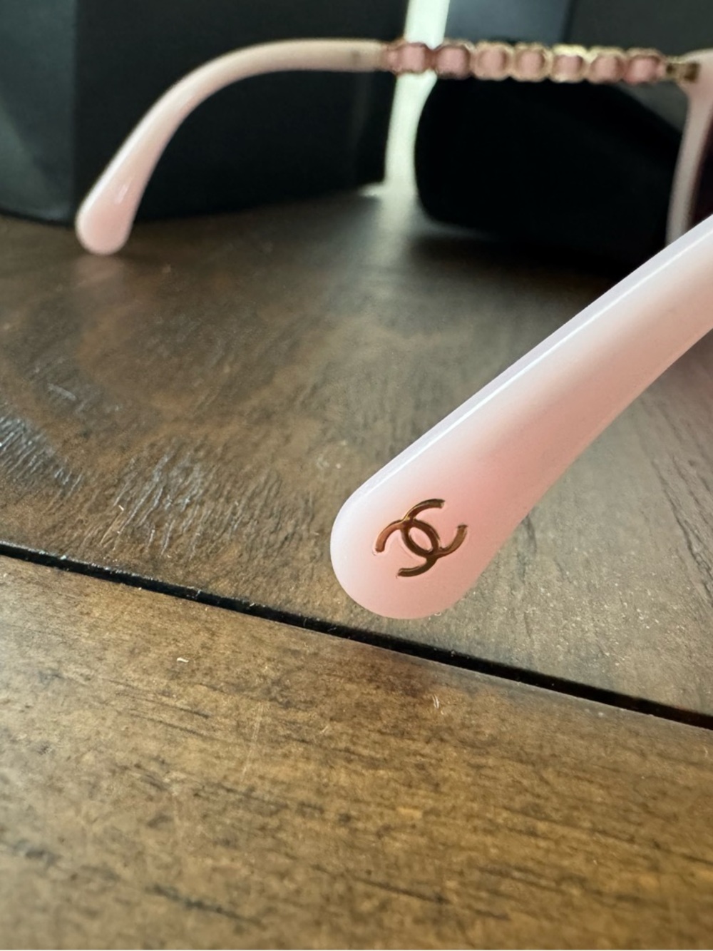 NEW | CHANEL Pink Oversized Cat-Eye Sunglasses - Picture 4 of 6